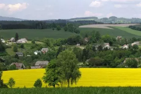 Panoramatické pohledy na Nekoř