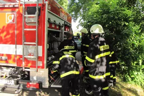 Výcvik zásahové jednotky s dýchací technikou