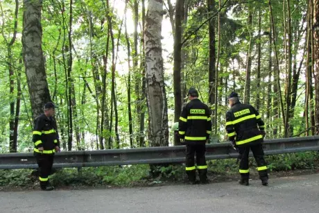 Výcvik zásahové jednotky s dýchací technikou