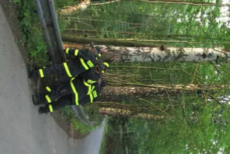 Výcvik zásahové jednotky s dýchací technikou