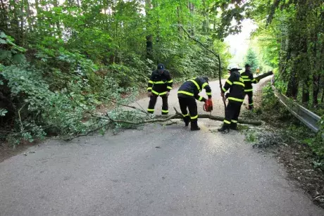 Výcvik zásahové jednotky s dýchací technikou