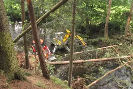 Odstraňování následků noční bouře z 8.7.2015