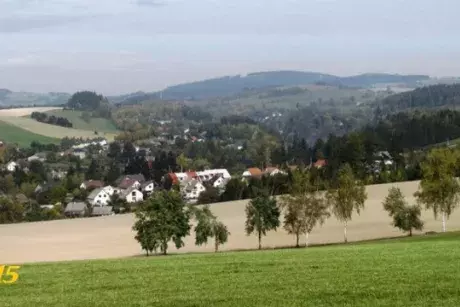 Panoramatické pohledy na Nekoř