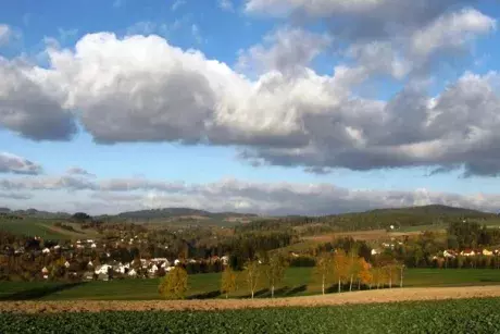 Panoramatické pohledy na Nekoř