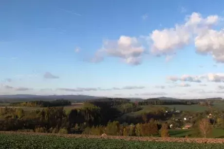 Panoramatické pohledy na Nekoř
