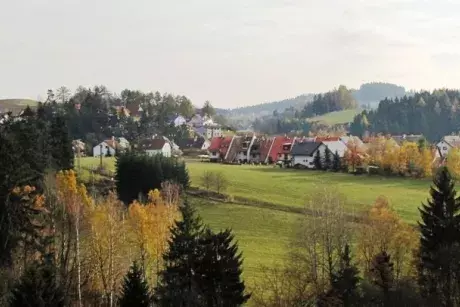 Panoramatické pohledy na Nekoř