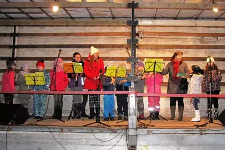 Rozsvěcení vánočního stromu 3.12.2016