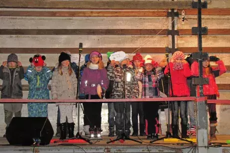 Rozsvěcení vánočního stromu 3.12.2016