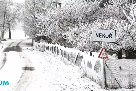 Sníh - zima 2016-2017