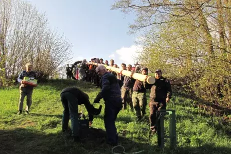 Stavění máje 2017