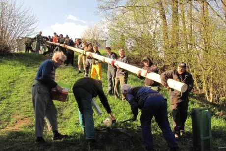 Stavění máje 2017