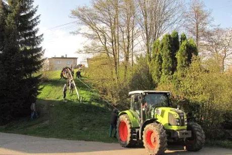 Stavění máje 2017