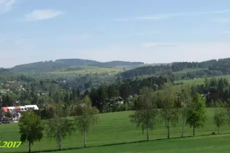 Panoramatické pohledy na Nekoř
