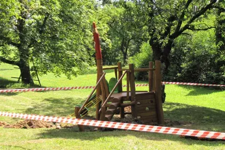 Herní a odpočinkové prvky Hřiště Bredůvka