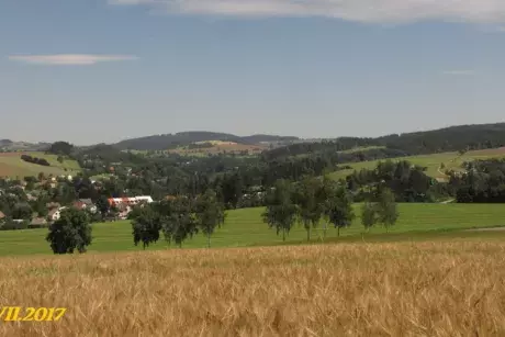Panoramatické pohledy na Nekoř
