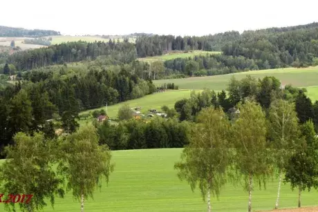 Panoramatické pohledy na Nekoř