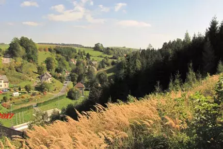 Panoramatické pohledy na Nekoř