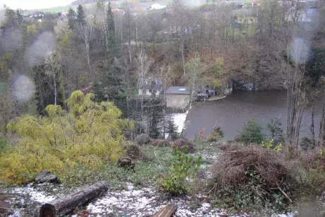 Následky vichřice Herwart