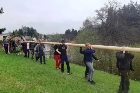 Stavění máje 2022