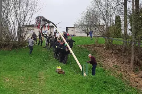 Stavění máje 2022