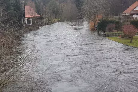 únor 2023 - povodeň