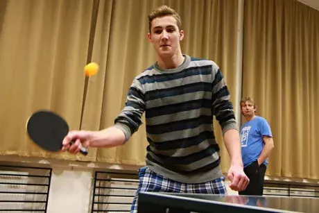 Vánoční turnaj ve stolním tenise o pohár starosty obce 27.12.2015