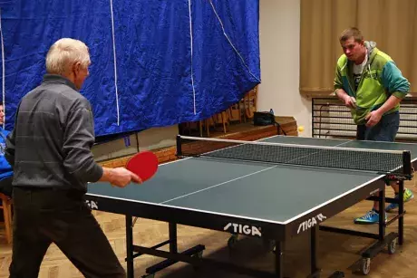 Vánoční turnaj ve stolním tenise o pohár starosty obce 27.12.2015
