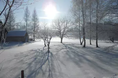 Zimní Nekoř fotoaparátem R. Šrolera
