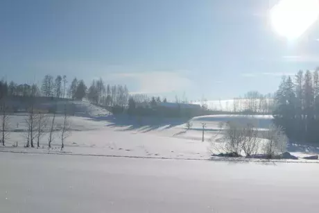 Zimní Nekoř fotoaparátem R. Šrolera