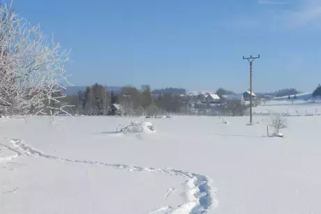 Zimní Nekoř fotoaparátem R. Šrolera