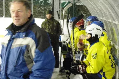 Silvestrovský hokejový zápas Nekoř x Klášterec