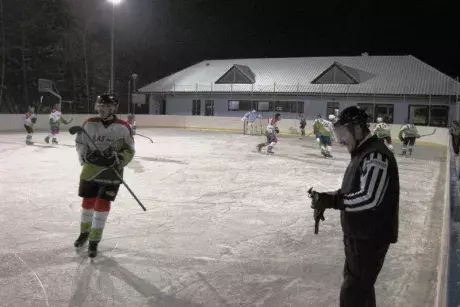 Hokejové utkání HC Klas Nekoř - HC Quanto Bystřec