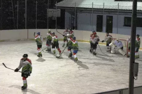 Hokejové utkání HC Klas Nekoř - HC Quanto Bystřec