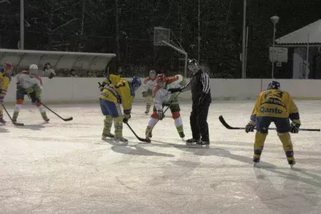 Hokejové utkání HC Klas Nekoř - HC Quanto Bystřec