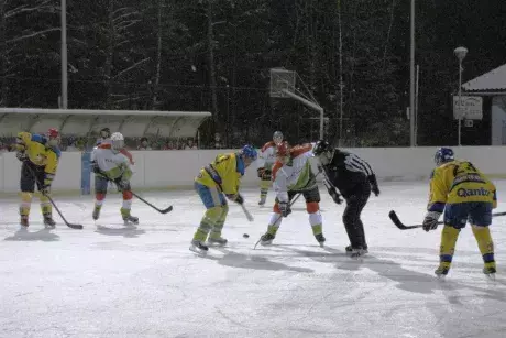 Hokejové utkání HC Klas Nekoř - HC Quanto Bystřec