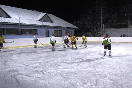 Hokejové utkání HC Klas Nekoř - HC Quanto Bystřec