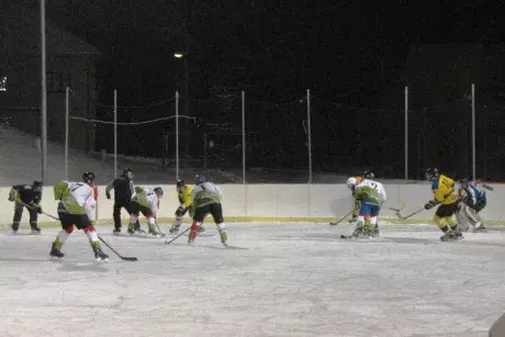 Hokejové utkání HC Klas Nekoř - HC Quanto Bystřec