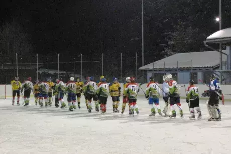 Hokejové utkání HC Klas Nekoř - HC Quanto Bystřec