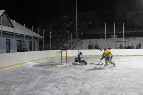 Hokejové utkání HC Klas Nekoř - HC Quanto Bystřec