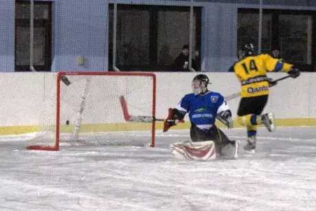 Hokejové utkání HC Klas Nekoř - HC Quanto Bystřec