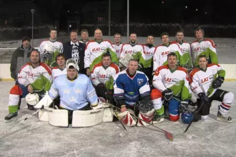 Hokejové utkání HC Klas Nekoř - HC Quanto Bystřec