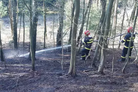 Požár v obci 21.4.2020