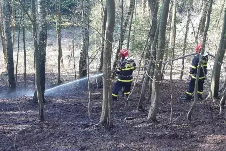 Požár v obci 21.4.2020
